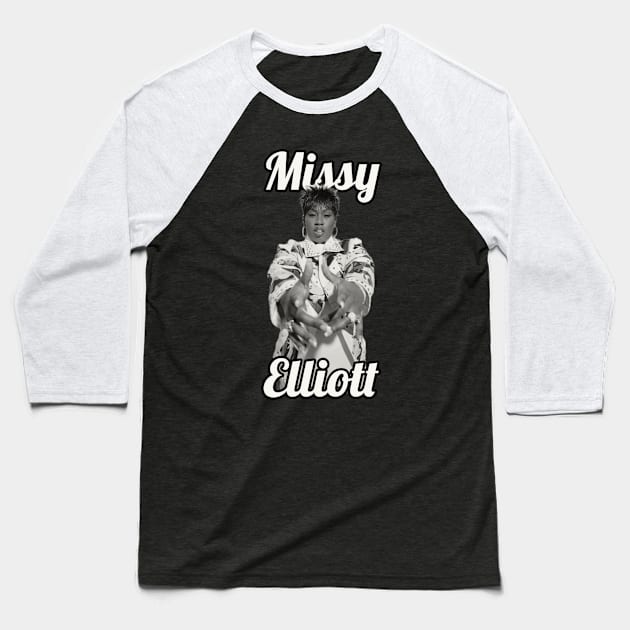 Missy Elliott / 1971 Baseball T-Shirt by glengskoset